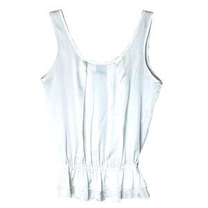 ❤️ BLUE SKETCH satin Top Size M